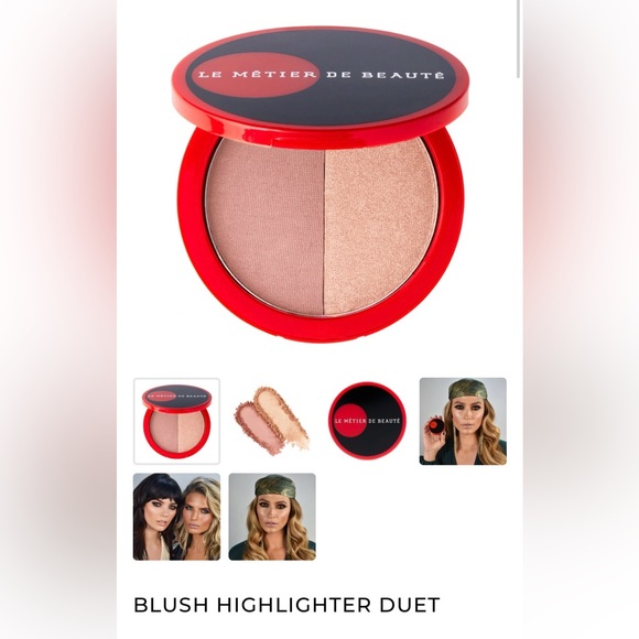 le metier de beaute Other - LE METIER DE BEAUTE blush highlighter duo LEITMOTIF color